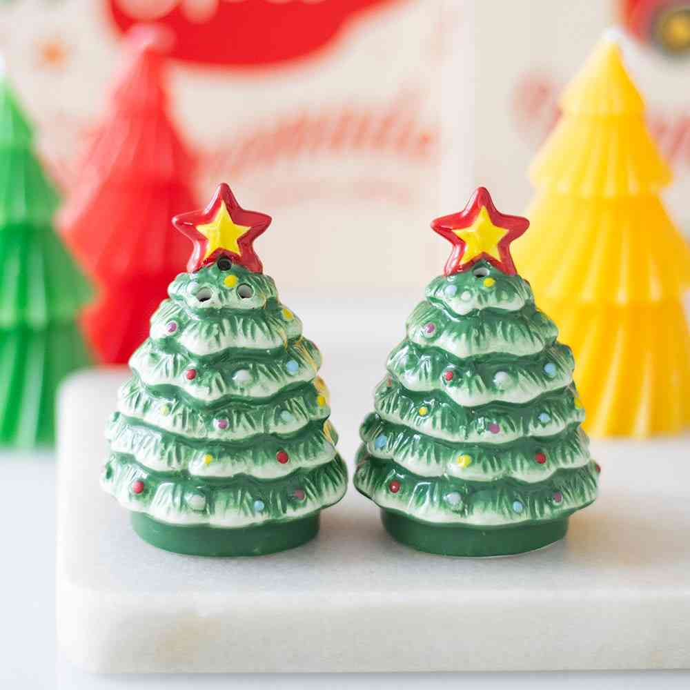 Something Different - Nostalgic Christmas Trees Salt and Pepper set - Multicolours